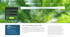 Desktop Screenshot of dulichmalaysia.info